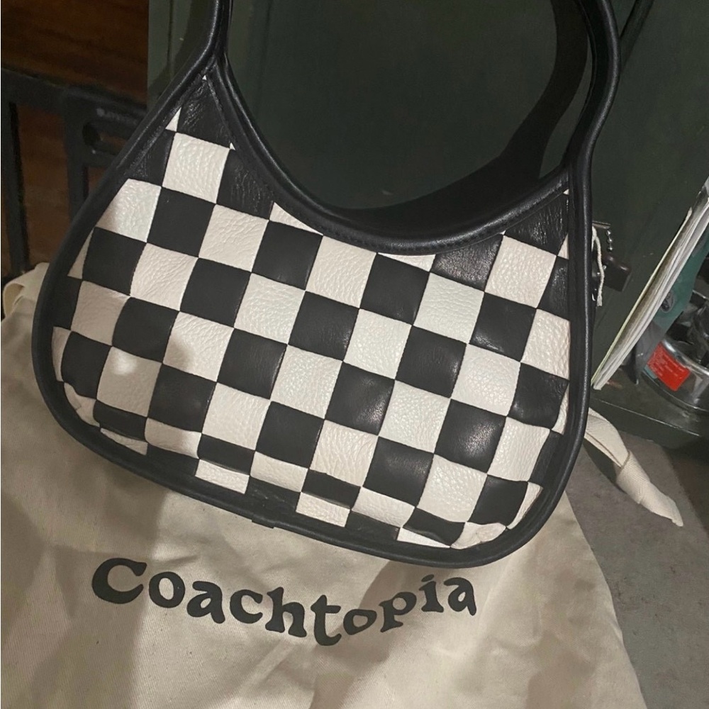 Coachtopia checkered ergo bag